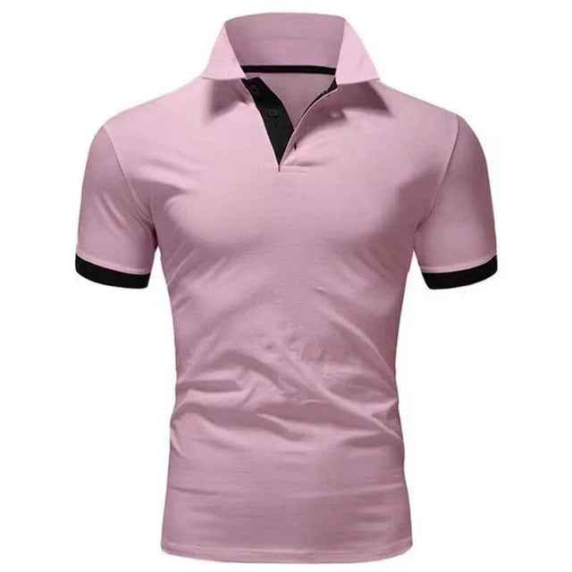 Men's Classic Polo Shirt Pink