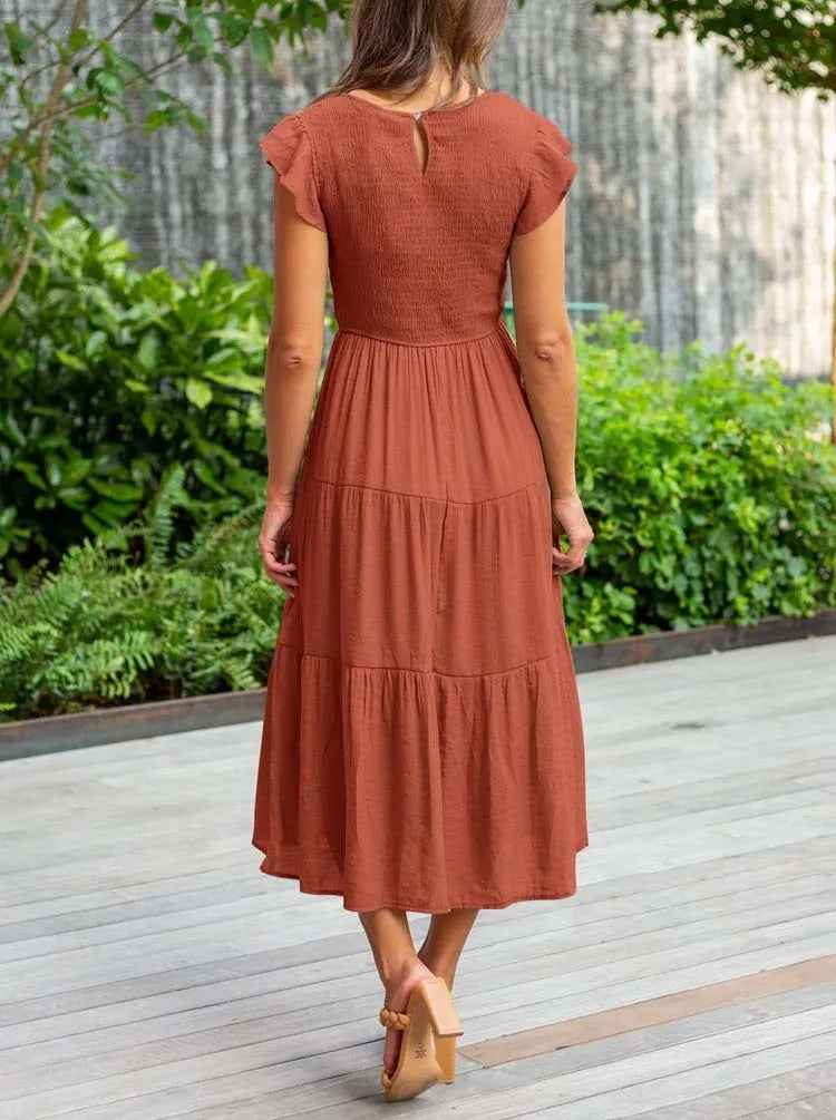 Ronja | Effortless Stylish Flowy Layered Dress