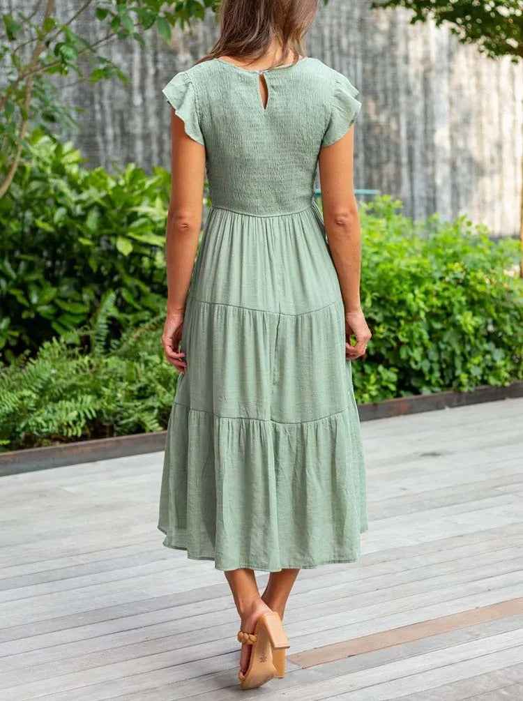 Ronja | Effortless Stylish Flowy Layered Dress