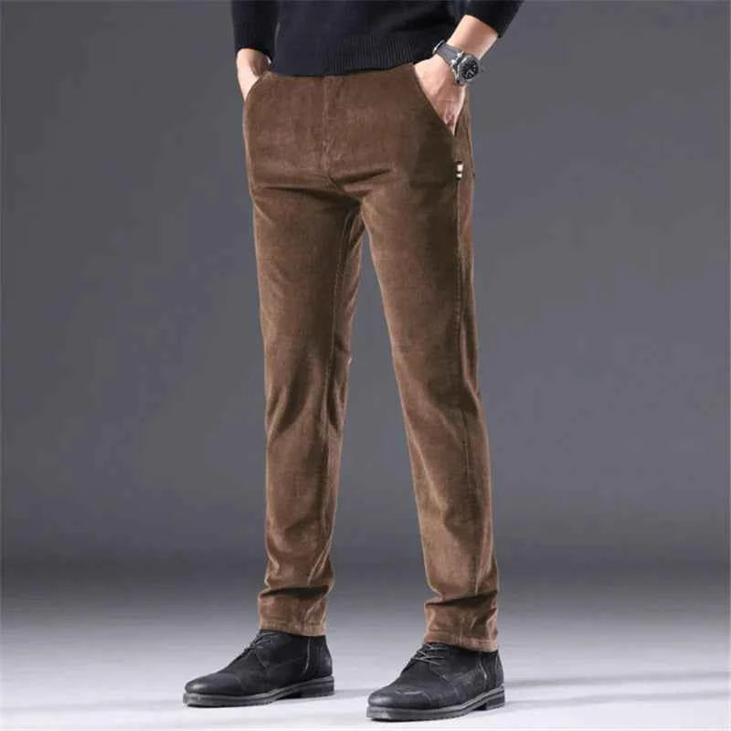 Men's Corduroy Pants - Stylish & Comfortable Espresso Brown