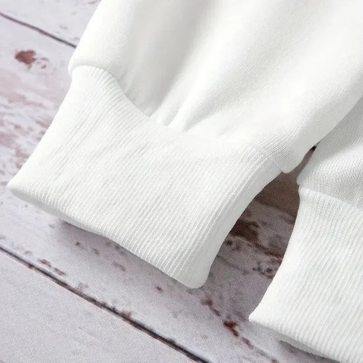 Grim julesweatshirt med rund hals til mænd - design med julemand og haj, store størrelser