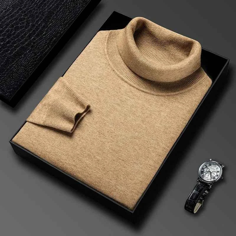 Men's Stylish Knit Sweater Sand