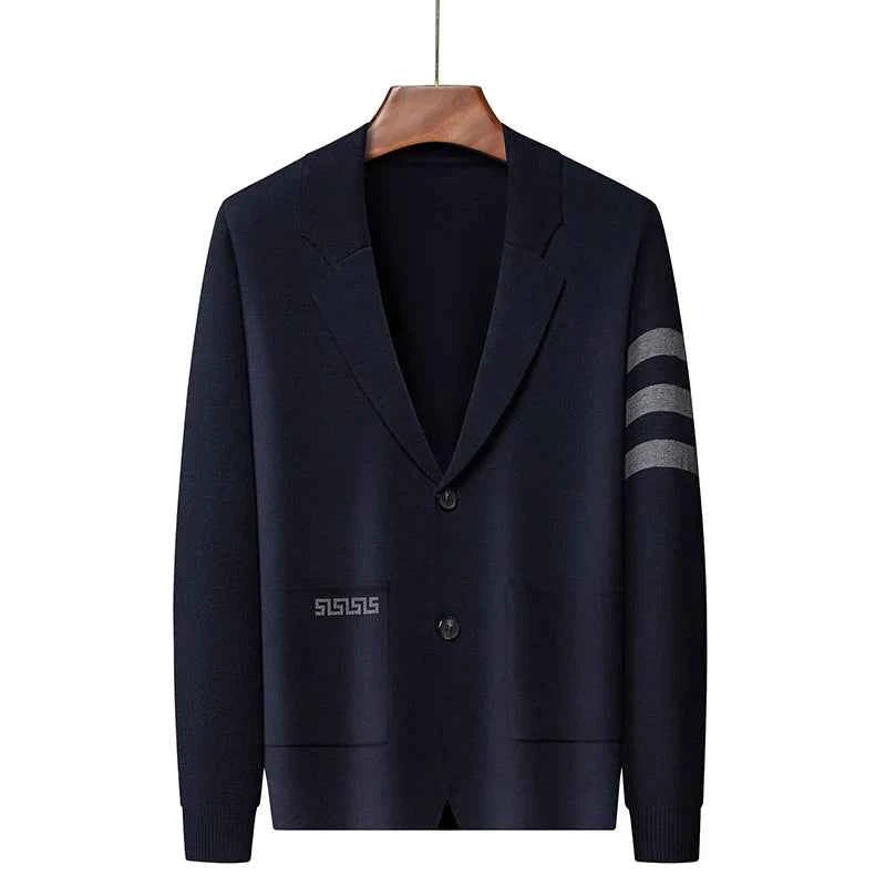 Men's Knit Blazer - Stylish and Comfortable