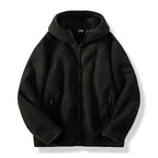 Men's Relaxed Fit Full Zip Hoodie Black