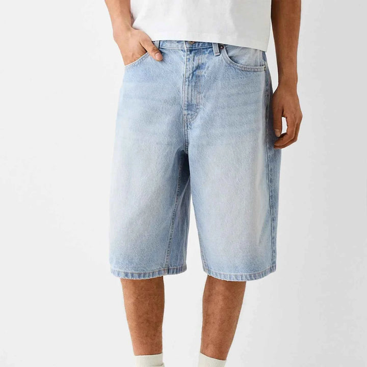 Men's Baggy Denim Jeans Light Blue