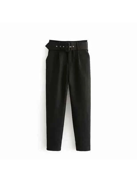 Women's Tailored Blazer and High Waist Trouser Suit Set