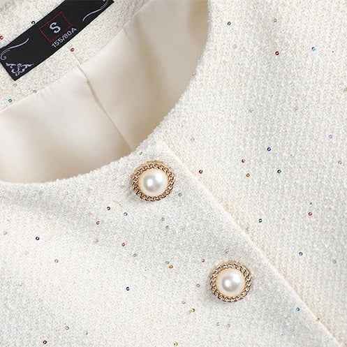 Women's Pearl Button Blazer
