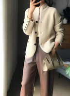 Women's Winter Button Front Cardigan