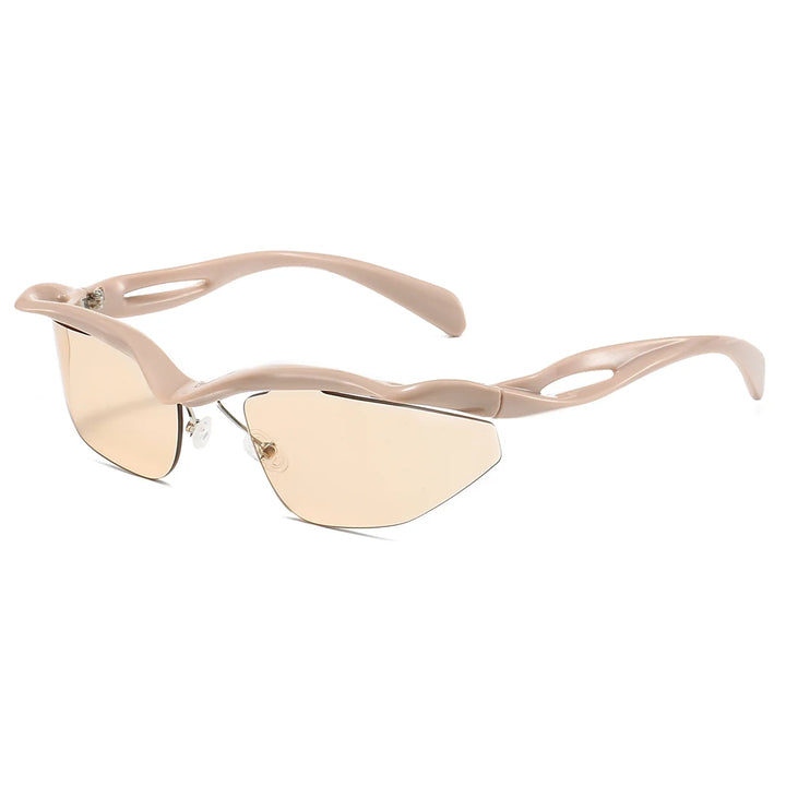 Stylish Curved Sunglasses for Ultimate Sun Protection