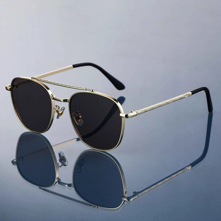 Stylish Aviator Sunglasses for Ultimate UV Protection Classic Noir