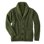 Men's Shawl Cardigan - Stylish and Versatile Knitwear