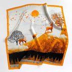 Women's Pure Silk Scarf - Luxurious and Elegant Accessory Medium