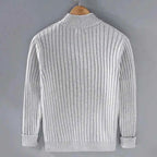 Men's Ribbed Zip Cardigan - Aurelian Style
