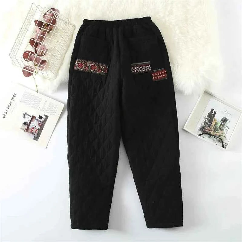 Women's Ultra-Warm Cotton Winter Pants for Cold Weather