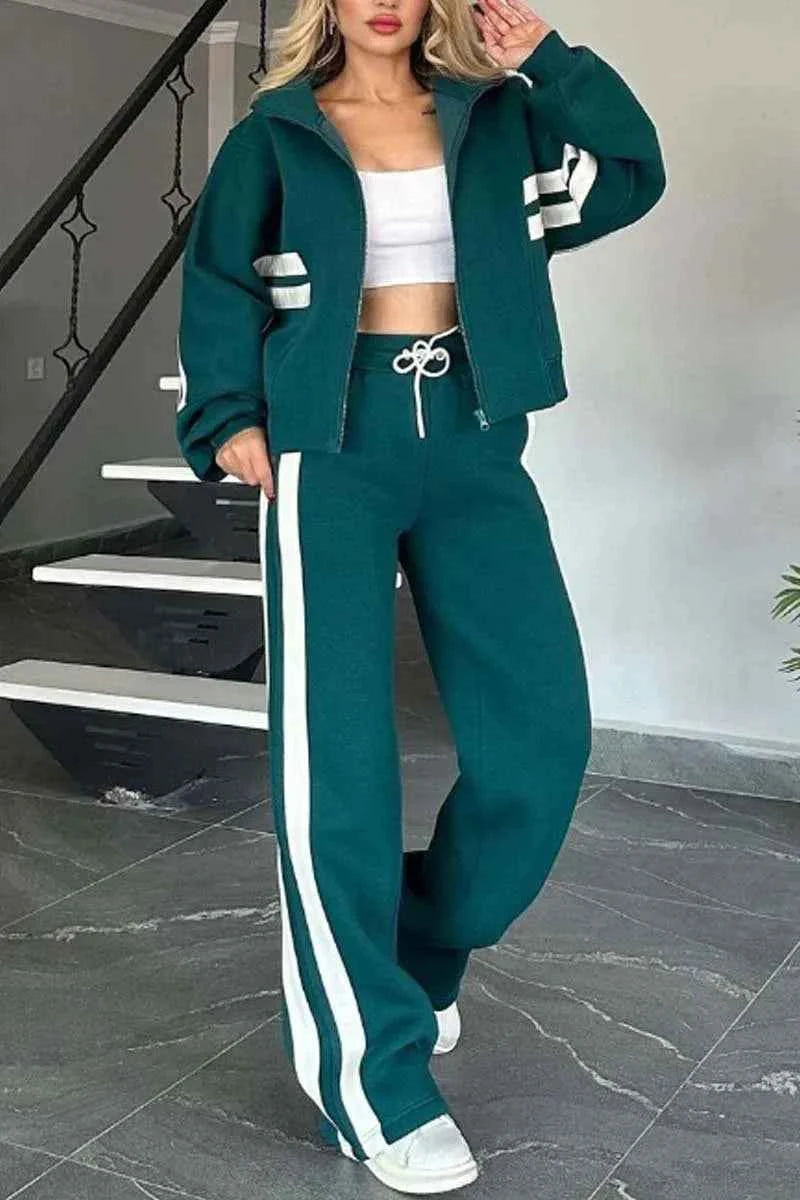 Women's Stylish Co-ord Set Green