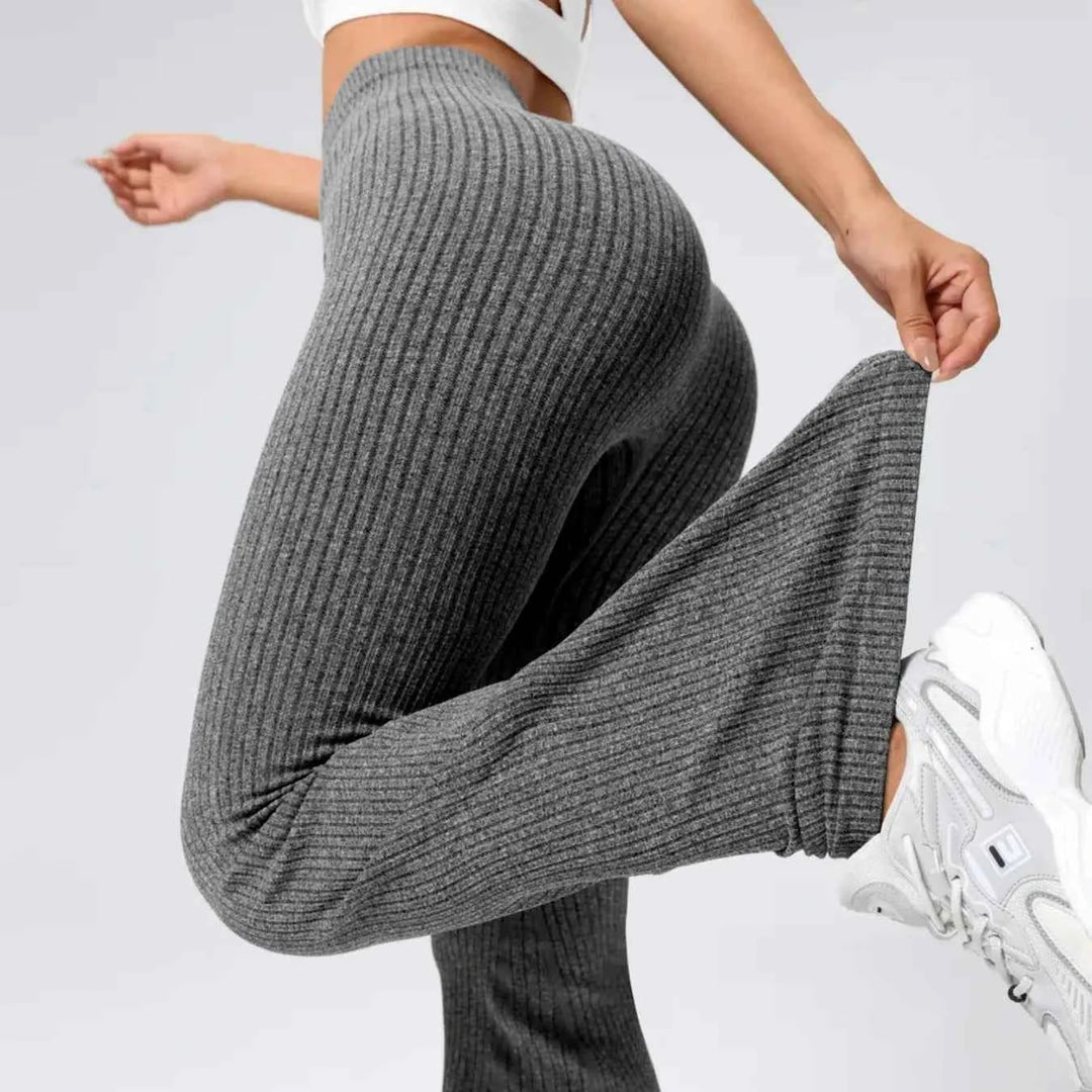 Women's Cloud Ribbed Pants - Comfortable and Stylish Slate