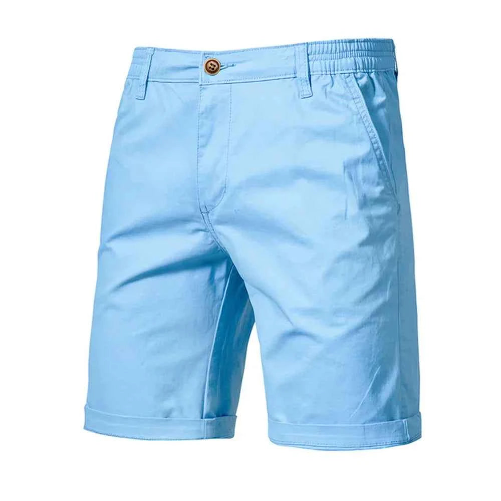 Wyatt | Smart Casual Shorts for Effortless Summer Style Light Blue