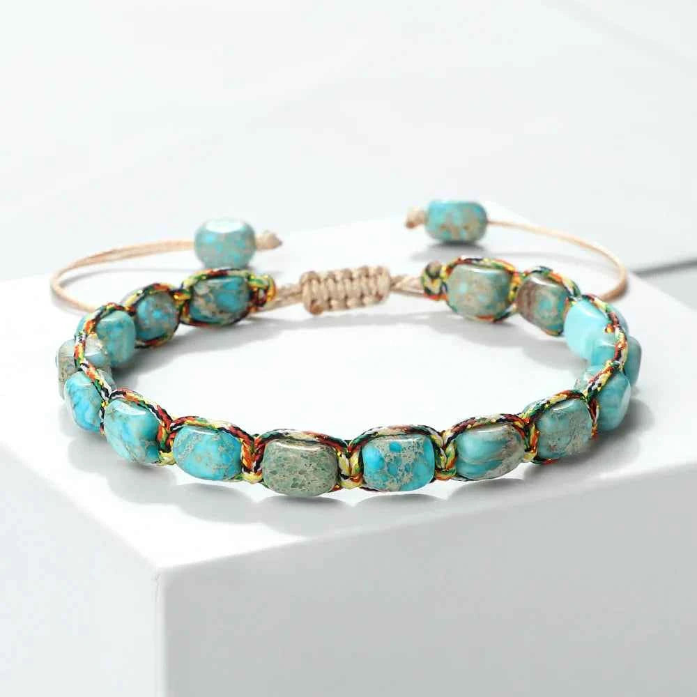Braided Stone Bracelet - Stylish and Unique Accessory Drift