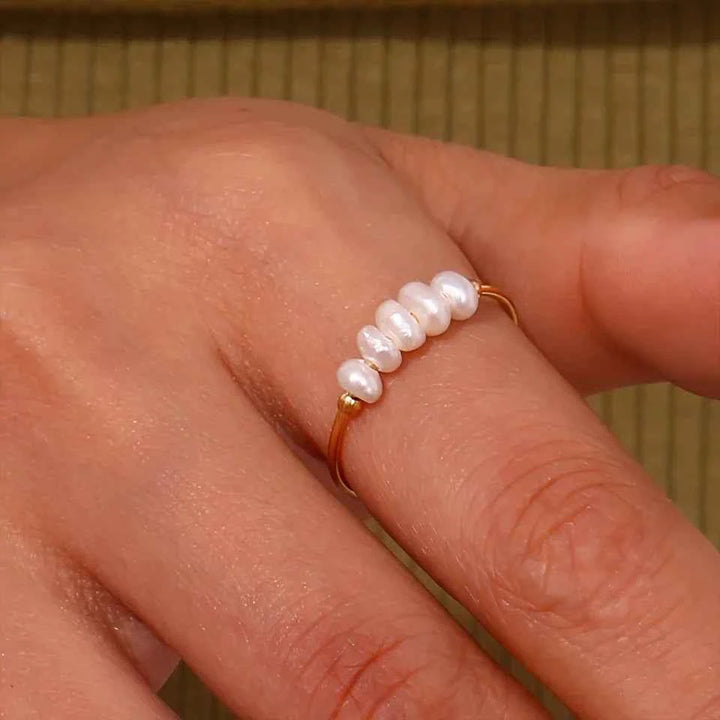 Baroque Pearl Embellished Ring