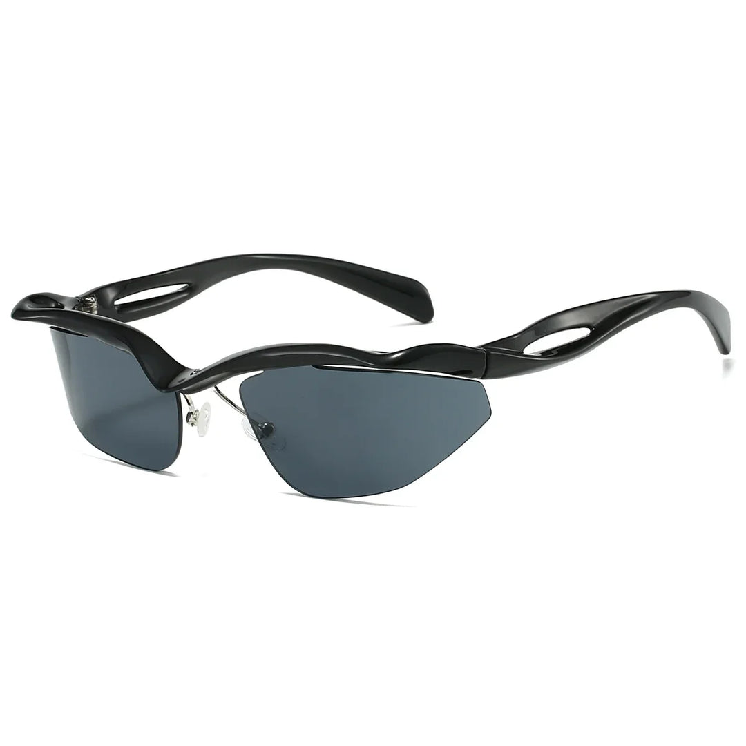 Stylish Curved Sunglasses for Ultimate Sun Protection