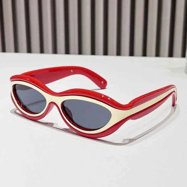 Cyber Sunglasses - Stylish UV Protection Red