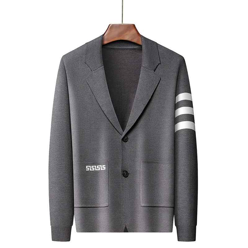Men's Knit Blazer - Stylish and Comfortable
