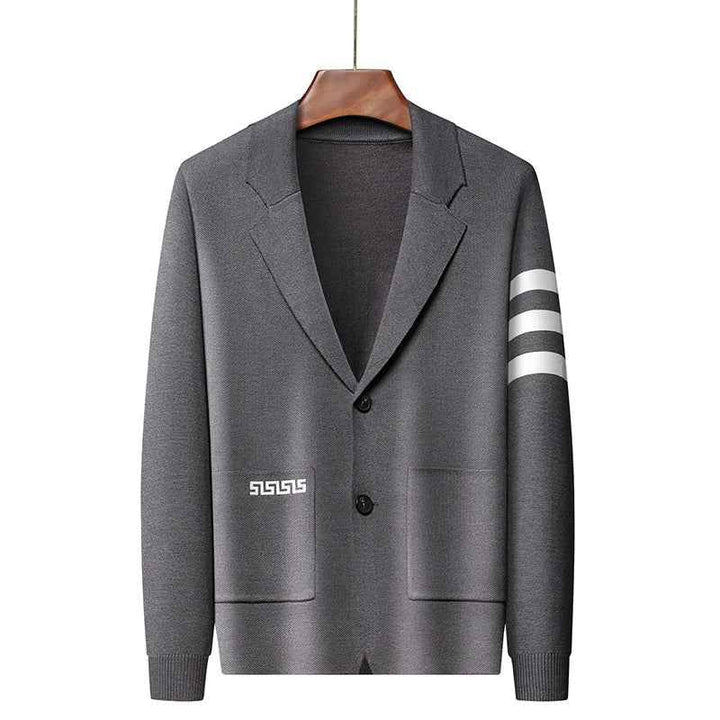 Men's Knit Blazer - Stylish and Comfortable