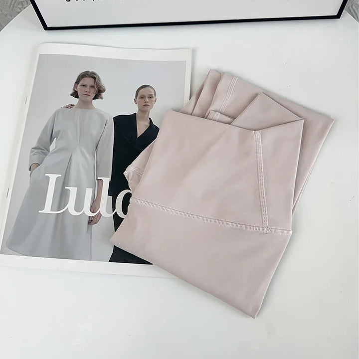 Women's High Waist Quick-Drying Breathable Yoga Leggings for Fitness Ink Blue