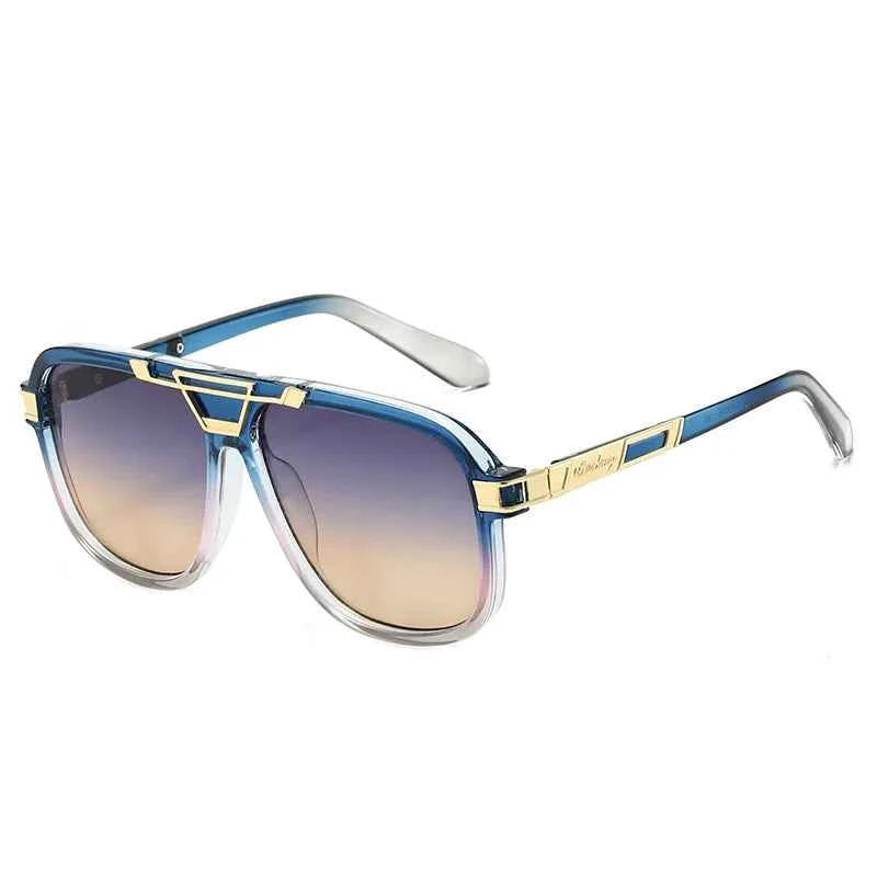 Retro Nightfall Sunglasses for Stylish Look Blue Horizon