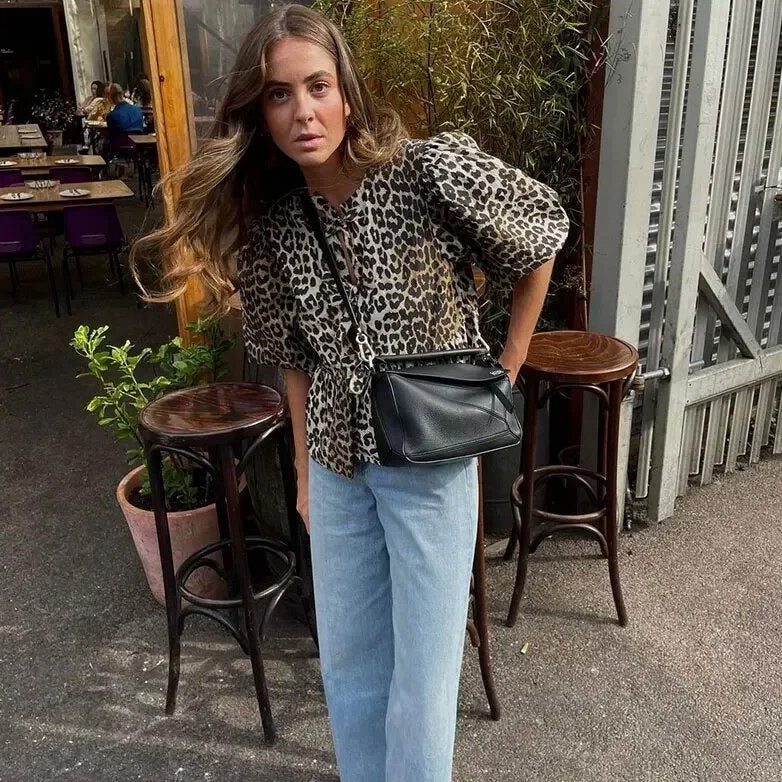 Emma | Women's Leopard Print Top