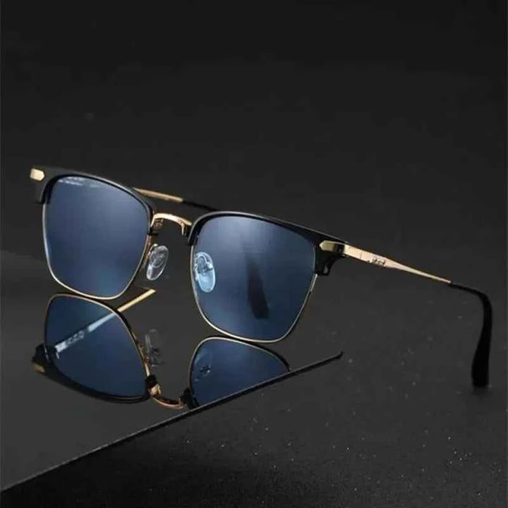 Classic Clubmaster Sunglasses for Stylish Protection Blue