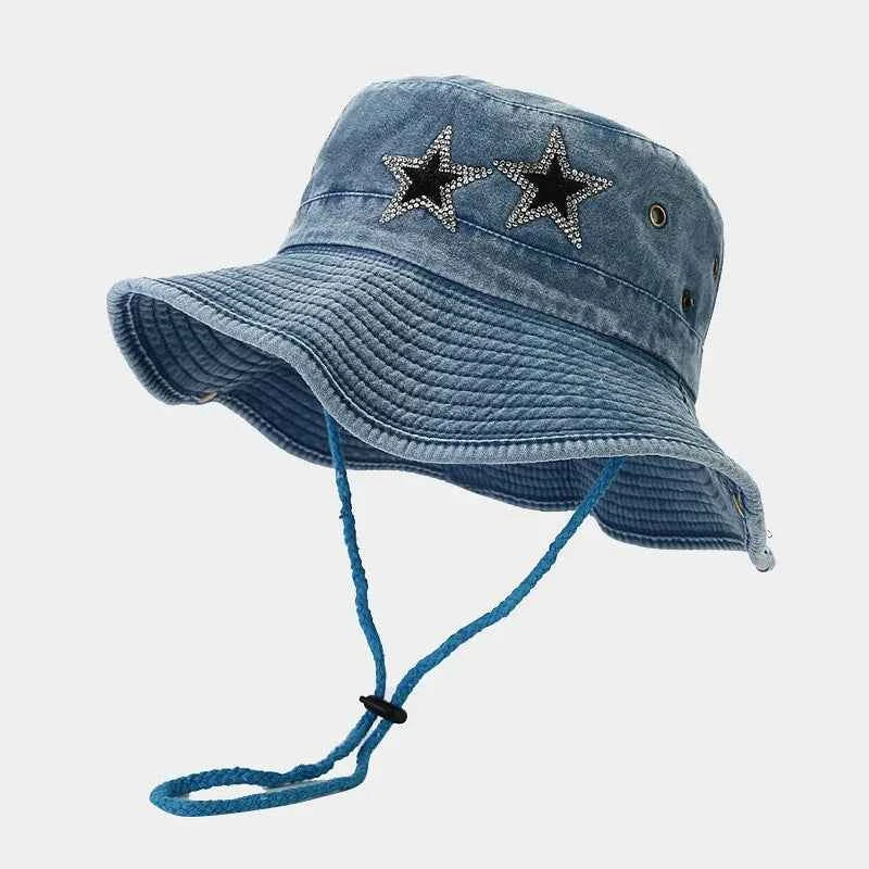 Twinkle Twins Stylish Bucket Hat Blue
