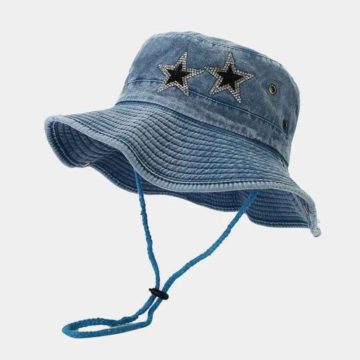 Twinkle Twins Stylish Bucket Hat Blue