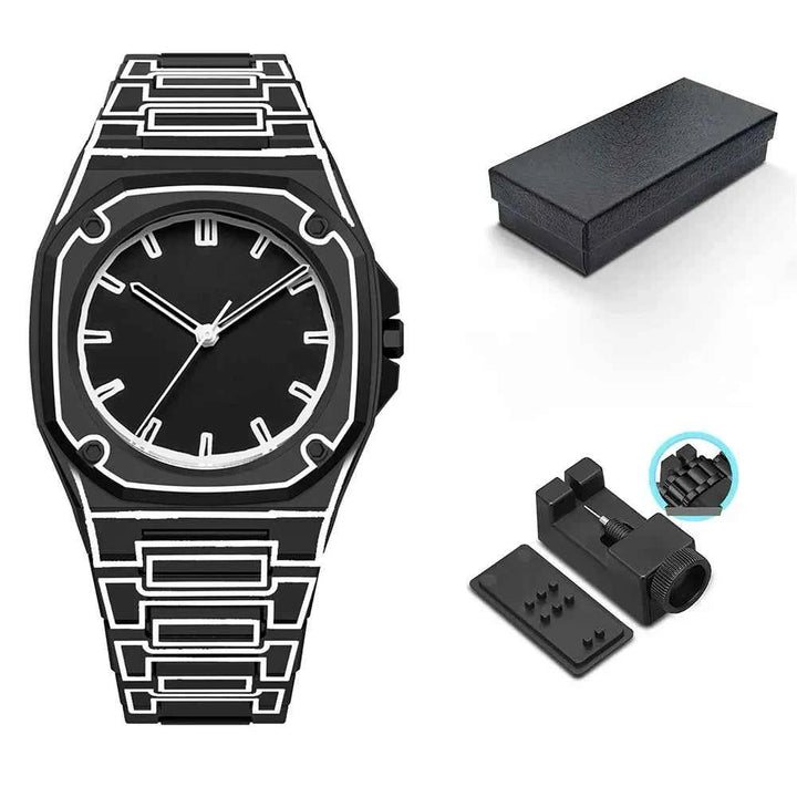 Stylish Arc Outline Watch for Modern Elegance