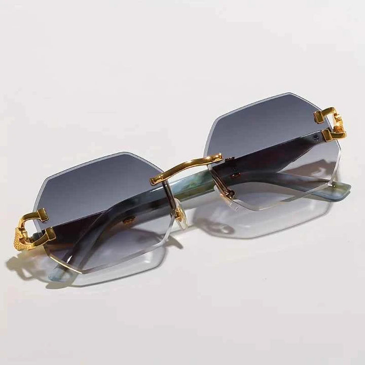 Stylish Leopard Print Frame Sunglasses