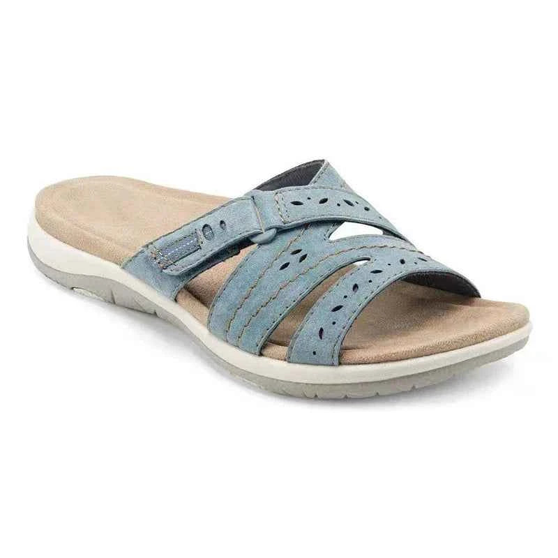 Women’s Orthopedic Hook & Loop Sandals Blue