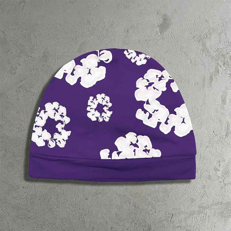 Harper | Unisex Double Layer Pullover Hat – Streetwear Beanie Cap PURPLE