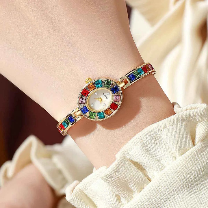 Elegant Gemstone Watch