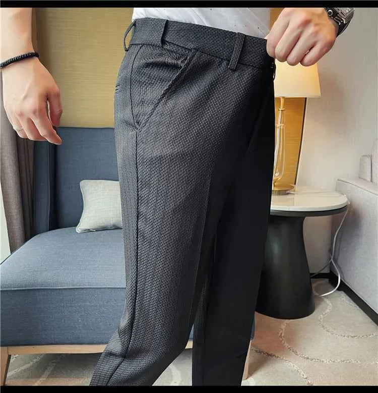 Men's Modern Slim Fit Trousers