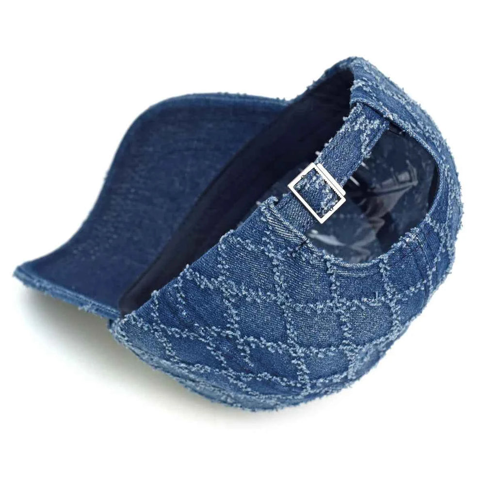 Retro Denim Cap - Vintage Style