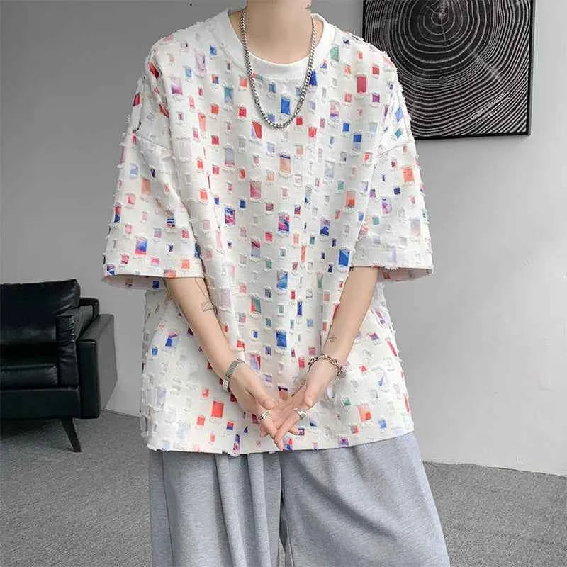 Men's Oversized Mosaic Shirt