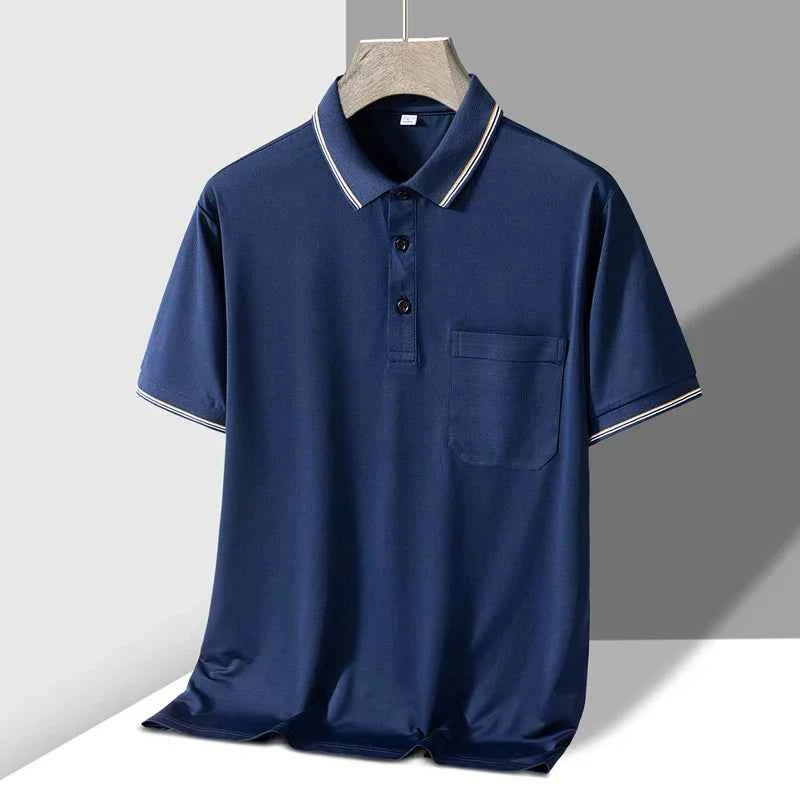 Men's Classic Polo Shirt - Stratford Style Dark Blue