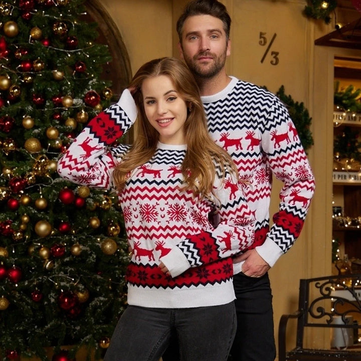 Christmas Cozy Family Matching Christmas Sweaters for All Ages White 2