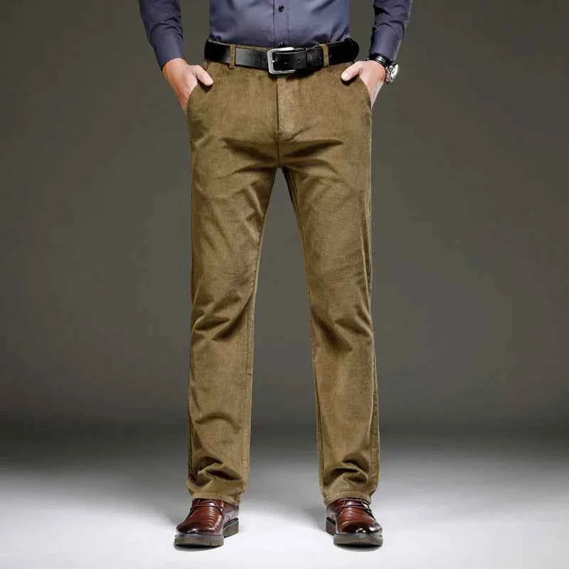 Men's Corduroy Pants - Stylish & Comfortable Trousers Brown