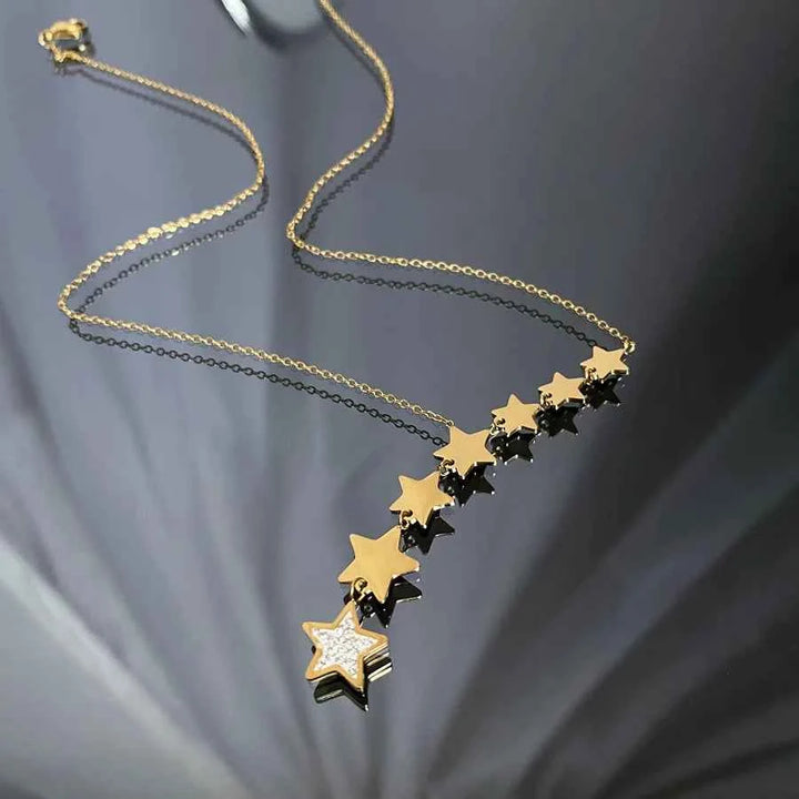 Celestial Star Pendant Necklace