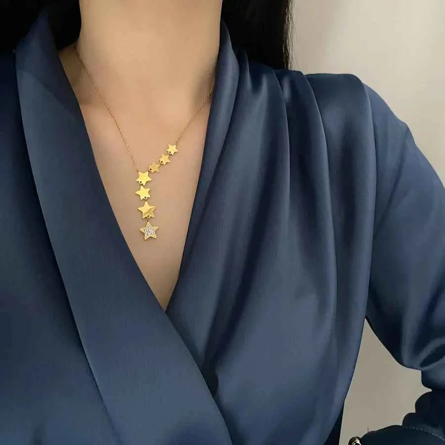 Celestial Star Pendant Necklace