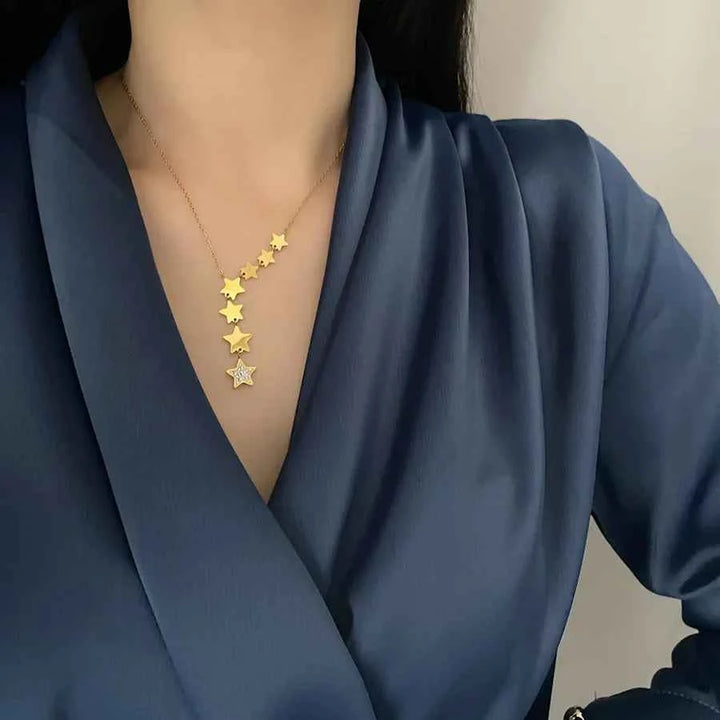 Celestial Star Pendant Necklace