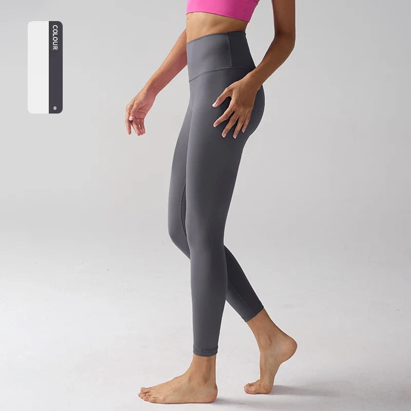 Women's High Waisted Leggings for Fitness, Yoga, and Everyday Use Dark gray