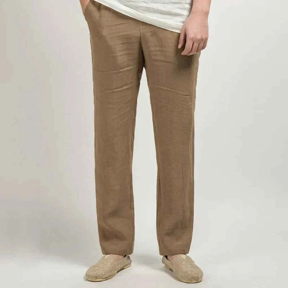 Men's Summer Loose Fit Comfort Pants Khaki