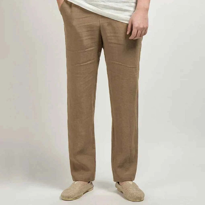 Men's Summer Loose Fit Comfort Pants Khaki